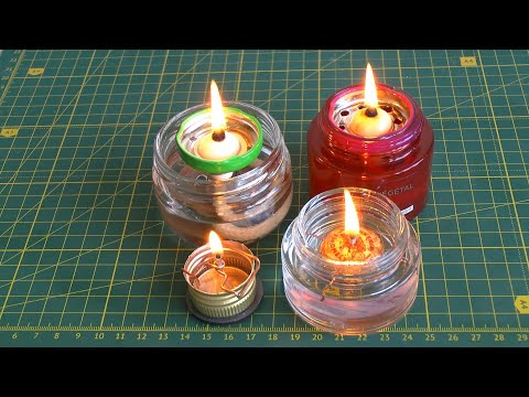 Видео: Масляный светильник-непроливайка. Oil lamp.