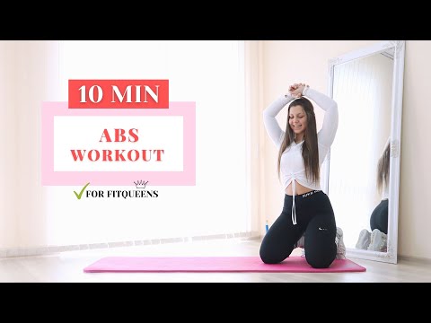 Видео: 10-МИНУТНА ТРЕНИРОВКА ЗА КОРЕМ в домашни условия | ABS WORKOUT | no equipment | Slavena Petrova