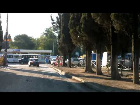 Видео: Адлер 2011 - олимпийская стройка из окна автомобиля