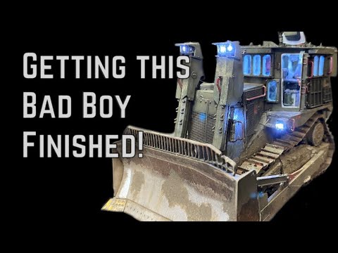 Видео: 1/35 бронированный бульдозер Meng, часть 4