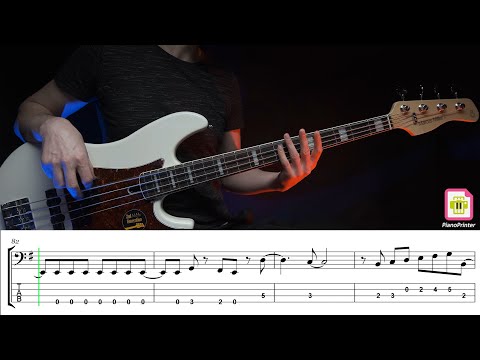 Видео: Ария - Горящая стрела Bass Cover | Табы & Ноты