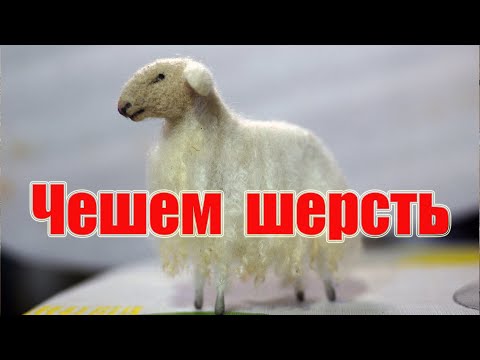 Видео: Чешем шерсть ручными чёсками