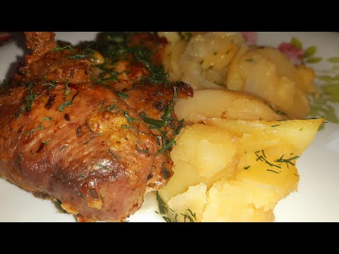 Видео: БЕЗУМНО вкусное МЯСО с Картошкой 🤗 блюдо которое получается всегда 👍👍👍 Деревенская кухня