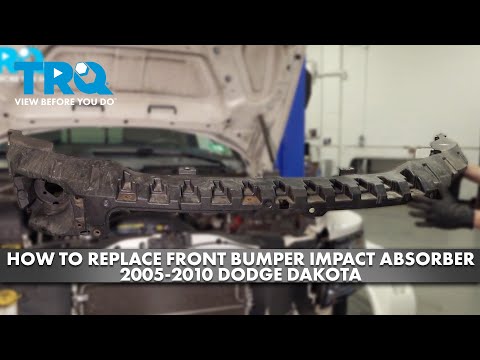 Видео: Как заменить ударопоглотитель переднего бампера Dodge Dakota 2005-2010