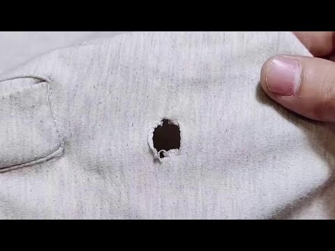 Видео: Волшебная идея, как заделать дырку на одежде удивительным способом