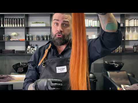 Видео: Как перейти от блонда к темно-каштановым волосам. (часть 2)