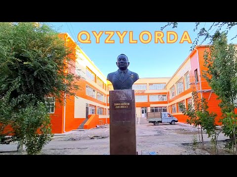 Видео: Кызылорда. Ул. Абулхаир хана. Школа N23 им. Ж.Кизатова - 1 Minute Story NS