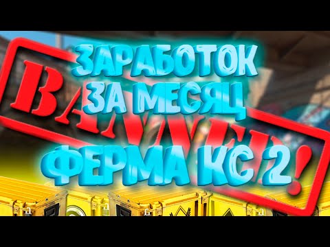 Видео: БАНЫ ФЕРМЕРСКИХ АККАУНТОВ В СТИМ, ЗАРОБОТОК И  ОТЧЕТ ЗА МЕСЯЦ ФАРМА КЕЙСОВ CS2