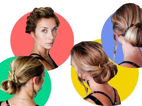 Видео: 4 варианта ПУЧКА на КАЖДЫЙ ДЕНЬ: ПРОСТАЯ причёска - за 5 МИНУТ