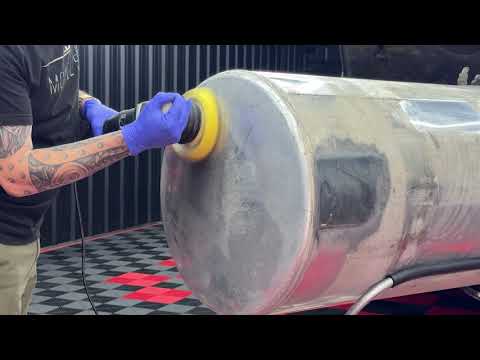 Видео: Полировка металла поролоновым диском и жидким полиролем для металла | Renegade Products