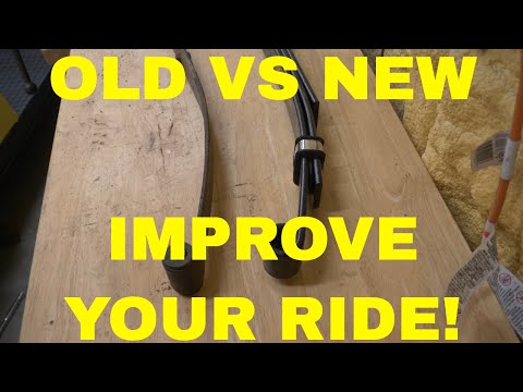 Видео: Исправьте наклон вашего гольф-кара новыми пружинами! (Установка листовых рессор Club Car DS HD)