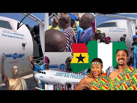 Видео: Гана приветствует United Nigeria Airlines, впервые приземлившуюся в стране. Реакция ганцев.