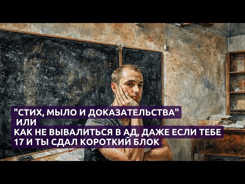 Видео: "Стих, мыло и доказательства" или как не вывалиться в ад, даже если тебе 17 и ты сдал короткий Блок