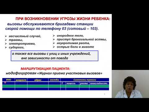 Видео: Поликлиническое дело в педиатрии 2.Организация лечебно-консультативной работы детской поликлиники