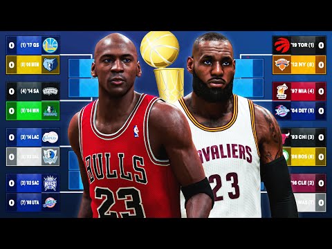 Видео: Я включил 30 случайных исторических команд в НБА