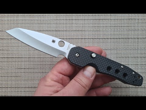 Видео: Нож SMOCK Spyderco. Забавный