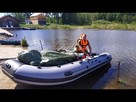 Видео: River Boats 430 НДНД надувная лодка ПВХ рассказ о эксплуатации
