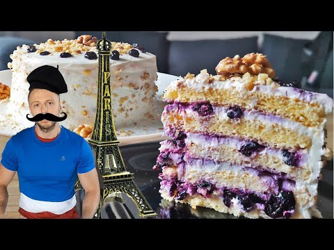 Видео: Здравословна Френска селска торта с над 90 гр протеин Нисковъглехидратен фитнес десерт за мускули