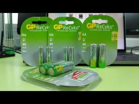 Видео: КУПИЛ GP ReCyko+ AAA 800 mah и AA 2000 mah ► Почему GP? Почему Recyko+?