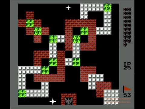 Видео: Прохождение Battle city Танчики этапы 36 71 приставка Денди