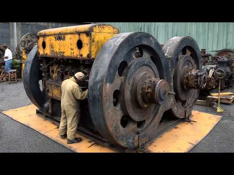 Видео: Забытые двигатели с горячими лампами, которые навсегда изменили Японию. История старинных дизельн...