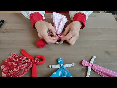 Видео: Мастер-класс "Лоскутная кукла "Кувадка вятская". Клуб "Малеевский" (г.о. Клин)