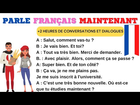 Видео: 2 часа разговоров и диалогов, чтобы говорить на ФРАНЦУЗСКОМ 🇫🇷