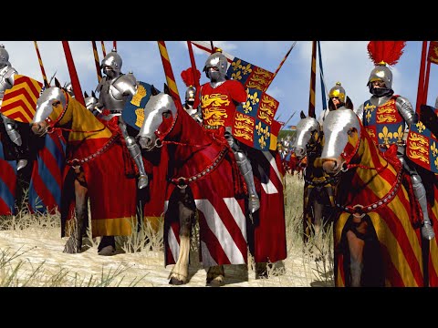 Видео: Англия против Франции | Эпическая 10k кинематографическая битва Total War - Аттила 1212 г.