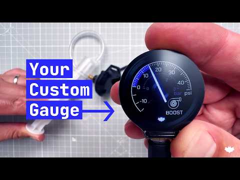 Видео: Как сделать дешевый манометр давления турбонаддува с помощью ESP32 и датчика давления турбонаддува