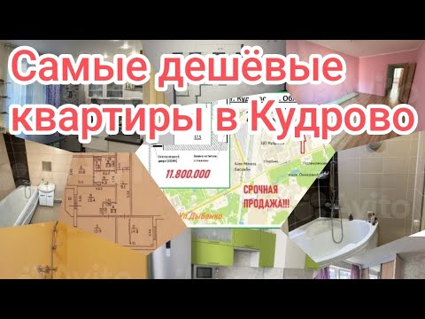 Видео: Купить дешёвую квартиру в Кудрово. Подборка июнь 2024г.