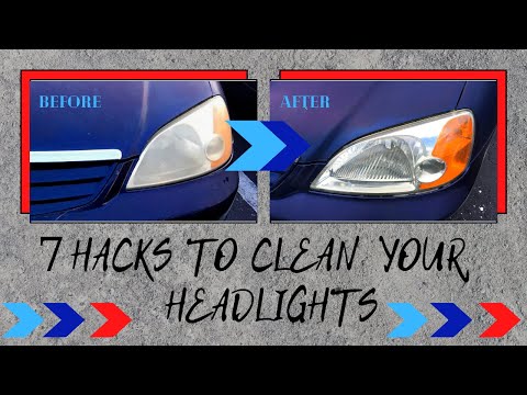 Видео: Как восстановить фары с помощью бытовых средств (легко, доступно и быстро)