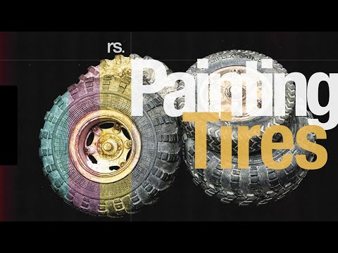 Видео: Покраска шин для масштабных моделей
