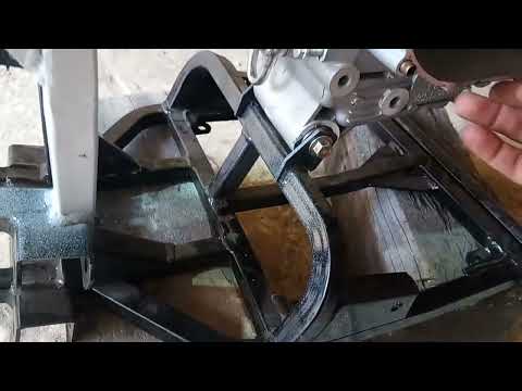 Видео: 230cc: Минимальные работы по раме для установки мотора в Stels Kapitan 150