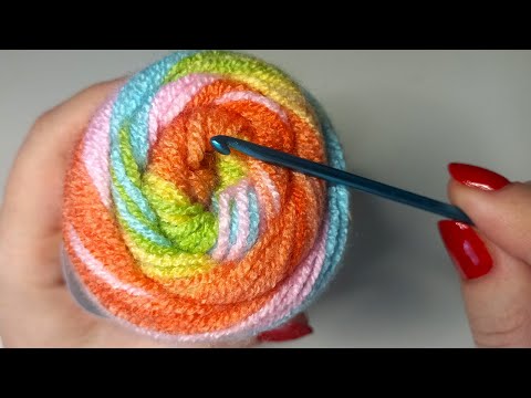 Видео: 👌🤗НАШЛА ДЛЯ ЭТОЙ ПРЯЖИ ВЕЛИКОЛЕПНЫЙ УЗОР тунисским крючком! 🔥(вязание крючком для начинающих)