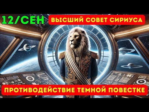 Видео: Сообщение от ВЫСОКОГО СОВЕТА СИРИУСА 12/Сен: Противодействие Тёмной Агенде Путь к Свету и Омоложению