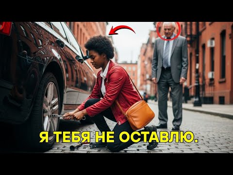 Видео: Она помогла старику с проколотым колесом — и даже не знала, что он миллиардер, который изменит жизнь