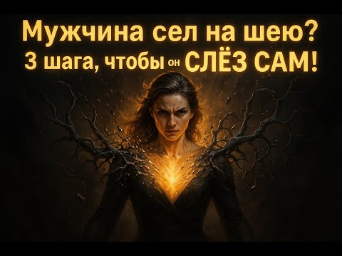Видео: Мужчина сел на шею? 3 шага, чтобы он СЛЁЗ САМ, без скандалов 🤫