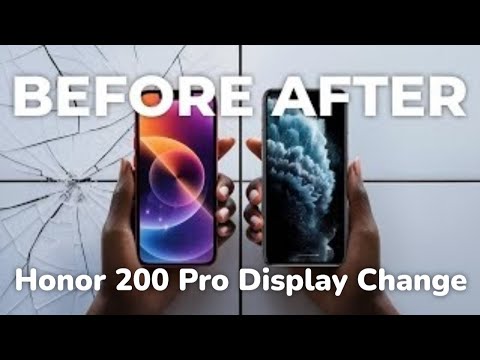 Видео: Как заменить дисплей Honor 200 Pro (шаг за шагом)