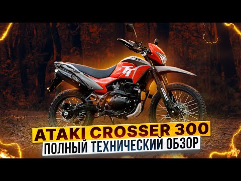 Видео: ATAKI CROSSER 300 – Полный технический обзор дуал-спорта / Роллинг Мото