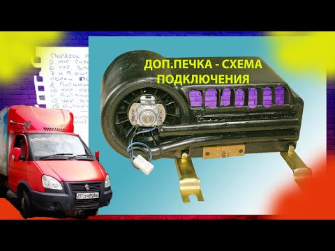 Видео: меСТЬ № 174 - дополнительная печка под сиденье на газель /Доп.отопитель салонаГАЗ-33023 от Фермера