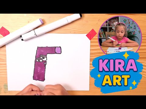 Видео: Как нарисовать букву Г | АЛФАВИТ ЛОР! | Рисование для детей с Кирой 🎨