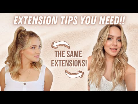 Видео: Советы по наращиванию волос и уходу за ними, которые вам НУЖНО знать! — KayleyMelissa