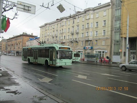Видео: Информатор троллейбусного маршрута №43 г.Минск (Версия 1)