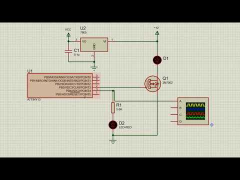 Видео: Attiny13 простой таймер