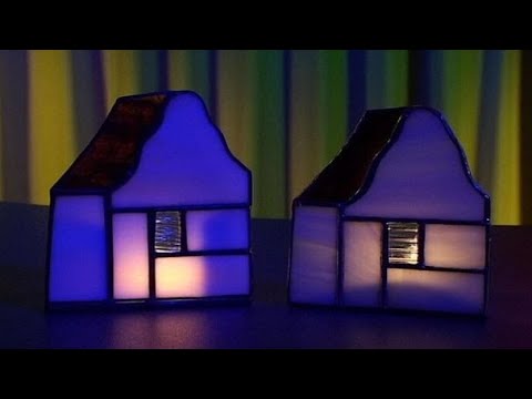 Видео: Создаем подсвечник по технологии тиффани. Мастер класс