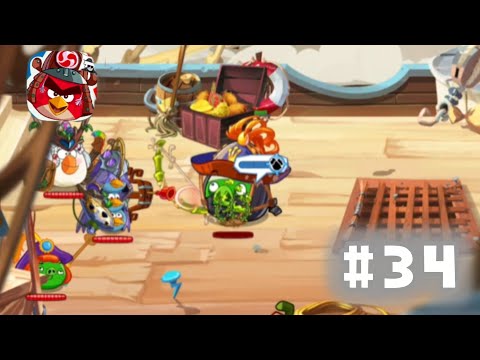 Видео: Ниндзя и Нежить|Летсплей по Angry Birds Epic All Stats #34
