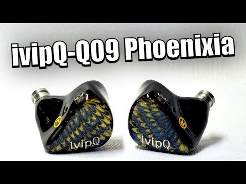 Видео: Наушники ivipQ-Q09 Phoenixia и топовый кабель ivipQ-312 Вечерний закат