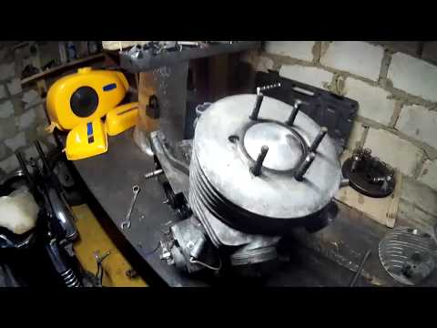 Видео: Иж Планета 1 - Разборка двигателя #1