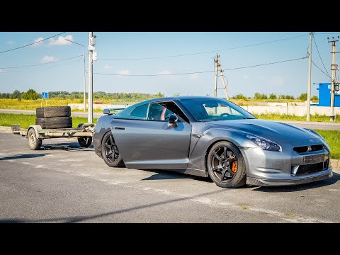 Видео: ГОНКА с NISSAN GT-R c ПРИЦЕПОМ