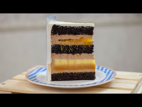 Видео: 🍫Шоколад-Апельсин🍊.  ТОРТ с НОВОГОДНИМ 🎄вкусом 2020- Я - ТОРТодел!